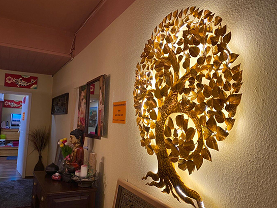 Flur zum Massagebereich