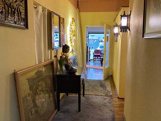 Flur zum Massagebereich